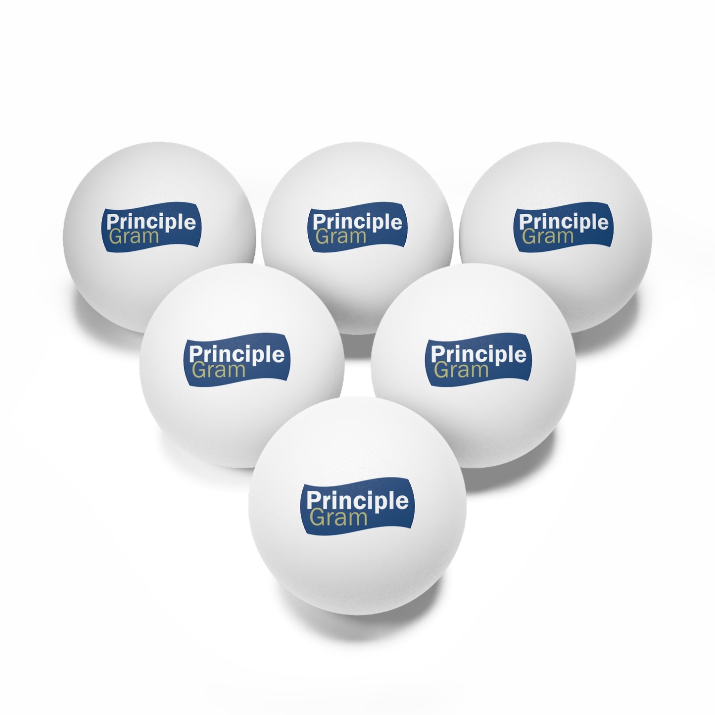 PrincipleGram Ping Pong Balls, 6 pcs